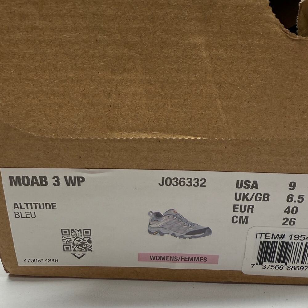 NIB • Women's Moab 3 Size:9 NWT - image 6